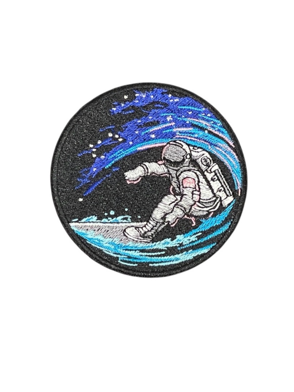 PatchClub Space Surfing Astronaut Patch - Cool Space Surfer Patch